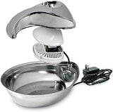 Pet Stainless Steel Fountain Raindrop Design