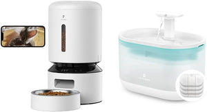 5G WiFi Cat Feeder with Camera, 2-Way Audio, Low Food & Blockage Sensor