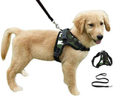 Heavy Duty Adjustable Pet Puppy Dog Safety Harness with Leash Lead Set Reflective