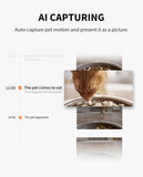 PETKIT Automatic Cat Feeder with Camera, 1080P HD Video with Night Vision, 2.4G WiFi Pet Feeder for Cat & Small Dog