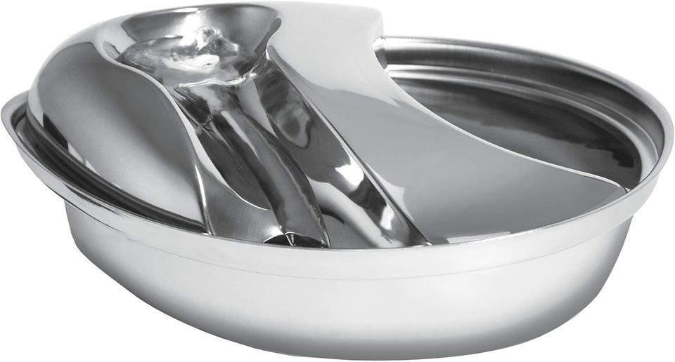 Pet Stainless Steel Fountain Raindrop Design
