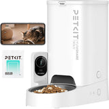 PETKIT Automatic Cat Feeder with Camera, 1080P HD Video with Night Vision, 2.4G WiFi Pet Feeder for Cat & Small Dog