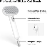 Cat Brush with Release Button