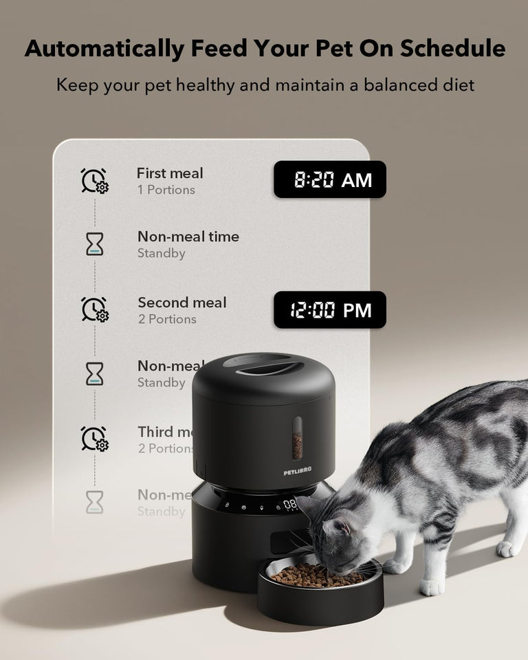 Automatic Cat Feeder, Automatic Dog Food Dispenser with Freshness Preservation