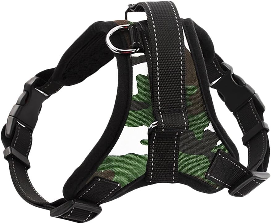 Heavy Duty Adjustable Pet Puppy Dog Safety Harness with Leash Lead Set Reflective