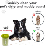 Portable Dog Paw Cleaner, Large, Green