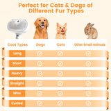 Steam Brush for Shedding, Steamy Cat Brush for Long & Short Haired Cats & Dogs