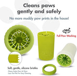 Portable Dog Paw Cleaner, Large, Green