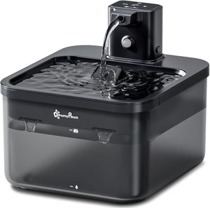 Pet Water Fountains for Cats and dogs Indoor, Battery Operated Drinking Fountain with Motion