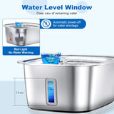 Large Dog Water Fountain Stainless Steel Automatic dog water dispenser
