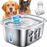 Large Dog Water Fountain Stainless Steel Automatic dog water dispenser