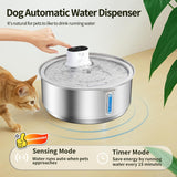 Stainless Steel Large Dog Water Fountain