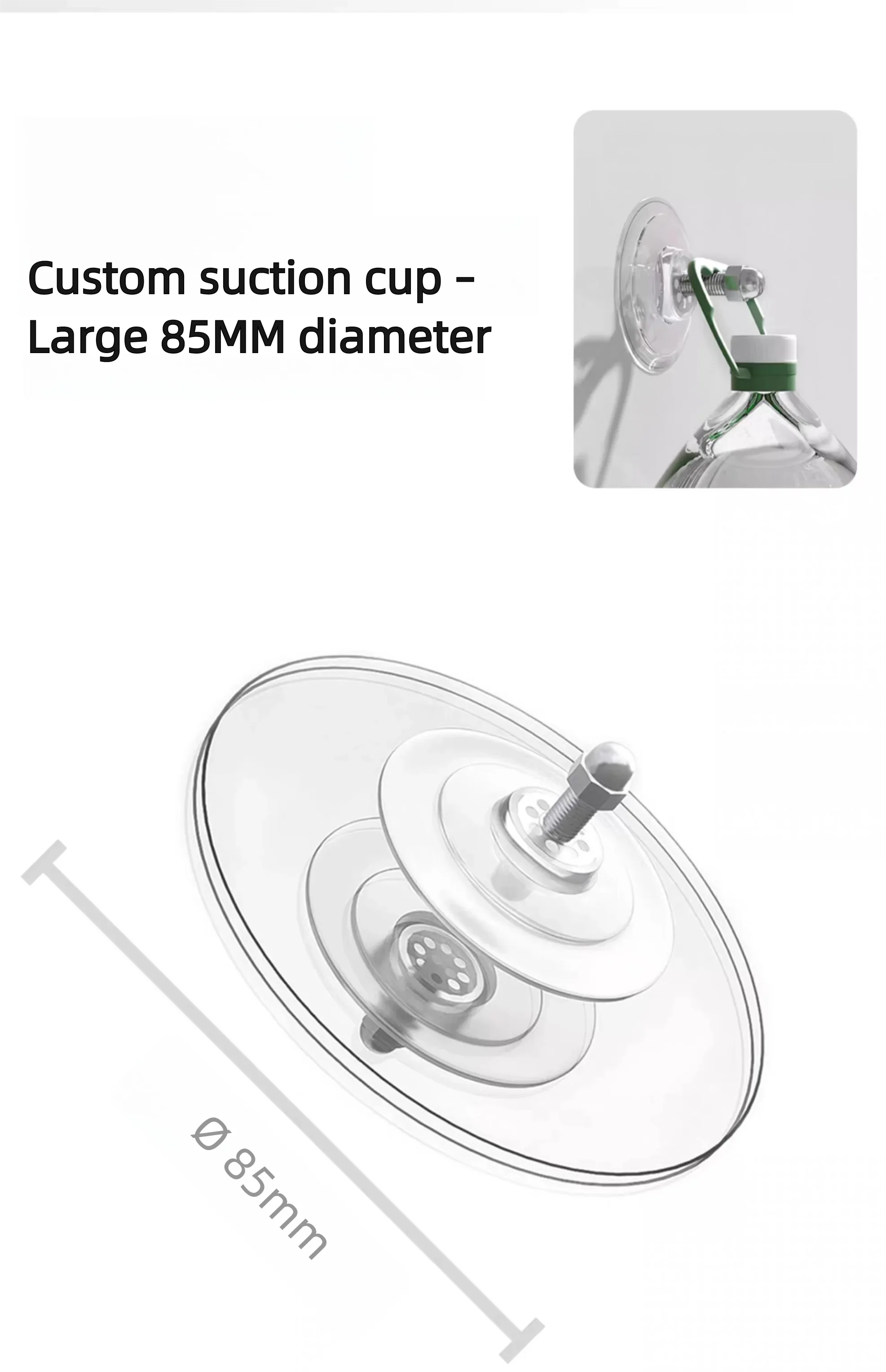 Cat Window Hammock with Strong Suction Cups, Ø85mm – Removable Fabrics, Holds up to 20KG