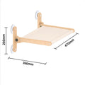 Cat Window Hammock with Strong Suction Cups, Ø85mm – Removable Fabrics, Holds up to 20KG