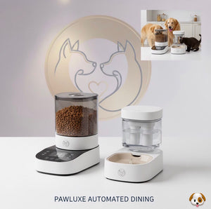 2 Pawluxe Automatic Cat Feeder, Automatic Dog Food Dispenser with Freshness Preservation