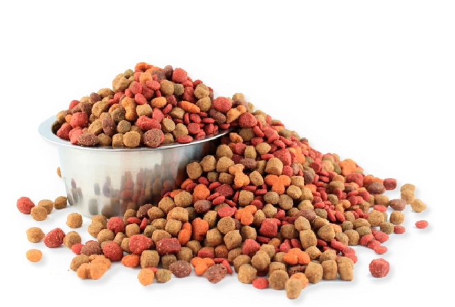 4-6Tph multi-purpose three-screw extrusion pet food making machine full production line dog cat fish food making machine