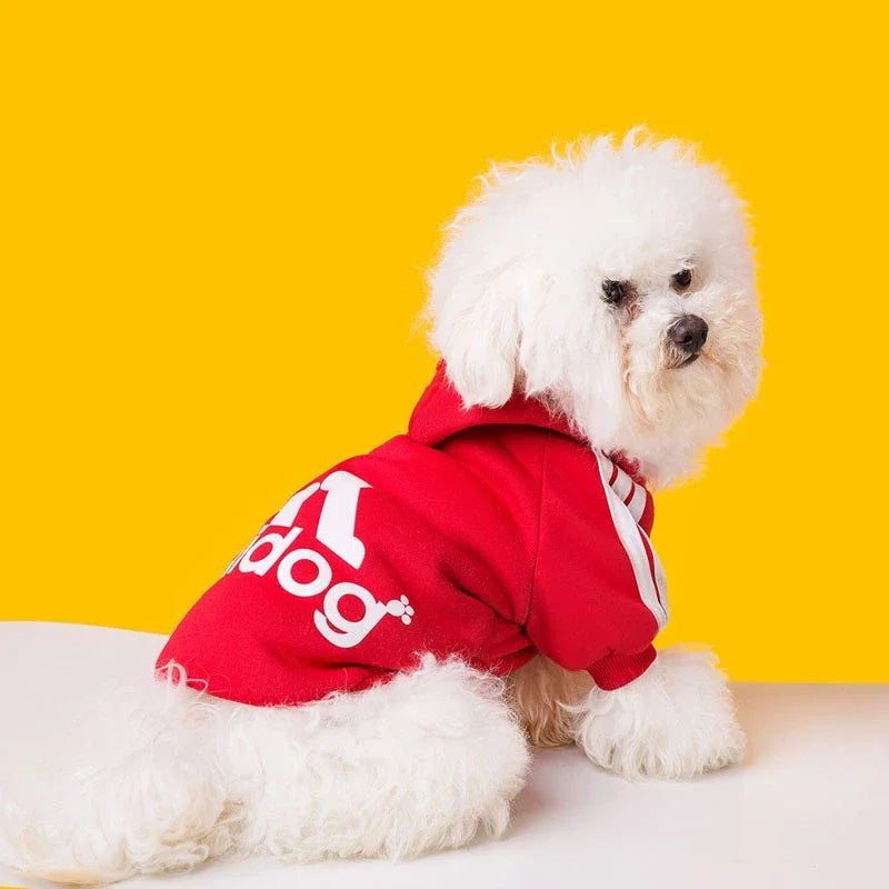 Dogs Cats Soft Hoodie Sweatshirt with Letters Autumn Winter Pet Warm Coat for Medium Large Dogs Comfortable Dogs Clothes Fashion