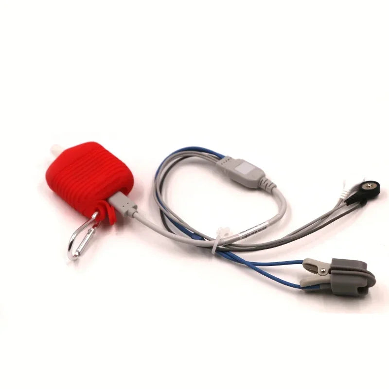 Multi-parameter Veterinary Monitor Bluetooth Smart Wear ECG Macine Pet SPO2 RESP TEMP PR  Monitor APP IOS Android