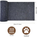 Trimable Cat Furniture Protector，Equipped with self-adhesive scratch pads，Protect the Sofa、Door and Cat Tree Stand Safe from Cla