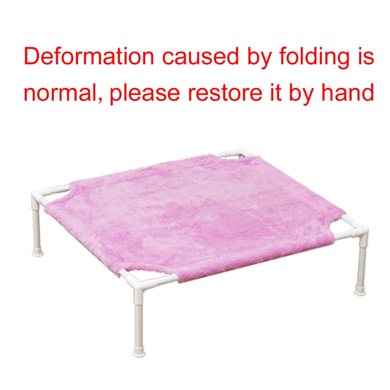 Breathable Cat Hammock Washable Cat Sleeping Mat Removable Plush Dog Bed for Small Dog Cat Supplies