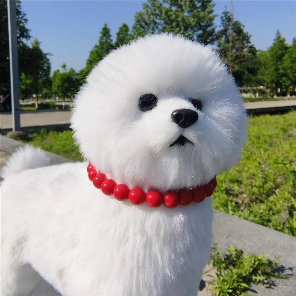 DIY Pet Pearl Collar Dog Princess Necklace Cat Jewelry Collar Puppy Accessories Dog Chain Chihuahua Wedding Jewelry