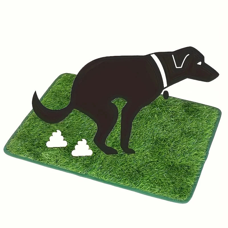Simulation Lawn Dog Toilet Training Mat Washable Pet Urine Mat Dog Toilet Replacement Pad Eco-Friendly Non-Slip Pet  Accessory