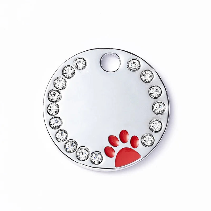 Dog Tag Personalized Pet Puppy Cat ID Tag Engraved Custom Dog Collar Accessories Customized Address Name Tag for Dogs Cats