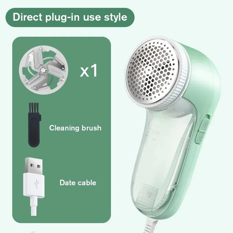 Electric Fabric Shaver Household Clothing Lint Remover Pet Hair Remover Electric Tool Efficiently Removes Lint & Cat Fur
