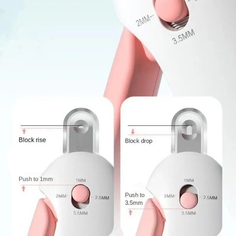 Cat and Dog Nail Clipper Professional Pet Nail Clipper with Adjustable Hole Claw Trimmer Dog and Kitten Care Beauty Tool