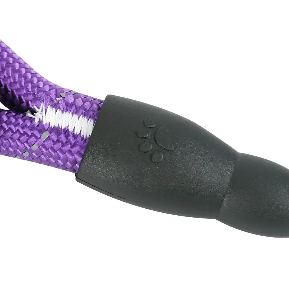 Reflective Nylon Strong Leashes for Dogs Soft Handle Dog Leash Reinforced Leash for Small Medium Large Dogs Big Dog Supplies