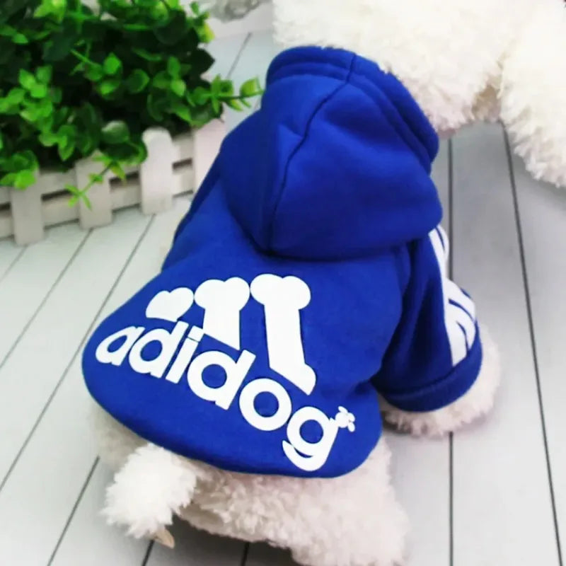 Dogs Cats Soft Hoodie Sweatshirt with Letters Autumn Winter Pet Warm Coat for Medium Large Dogs Comfortable Dogs Clothes Fashion