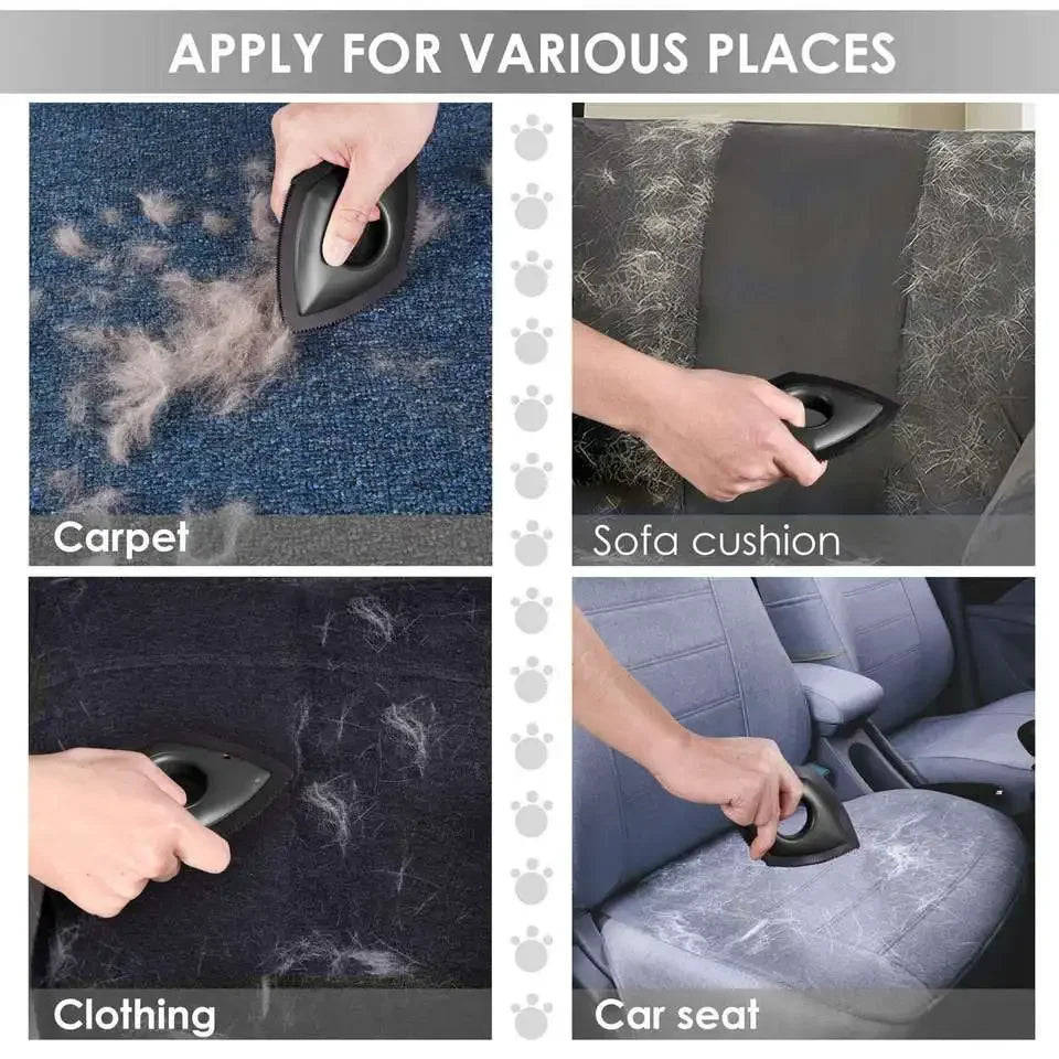 4 Modes Pet Hair Remover Comb Brush Dog Cat Hair Detailer Cleaning Tool Carpet Sofa Cloth Car Seat Rubber Reusable Pet Combs