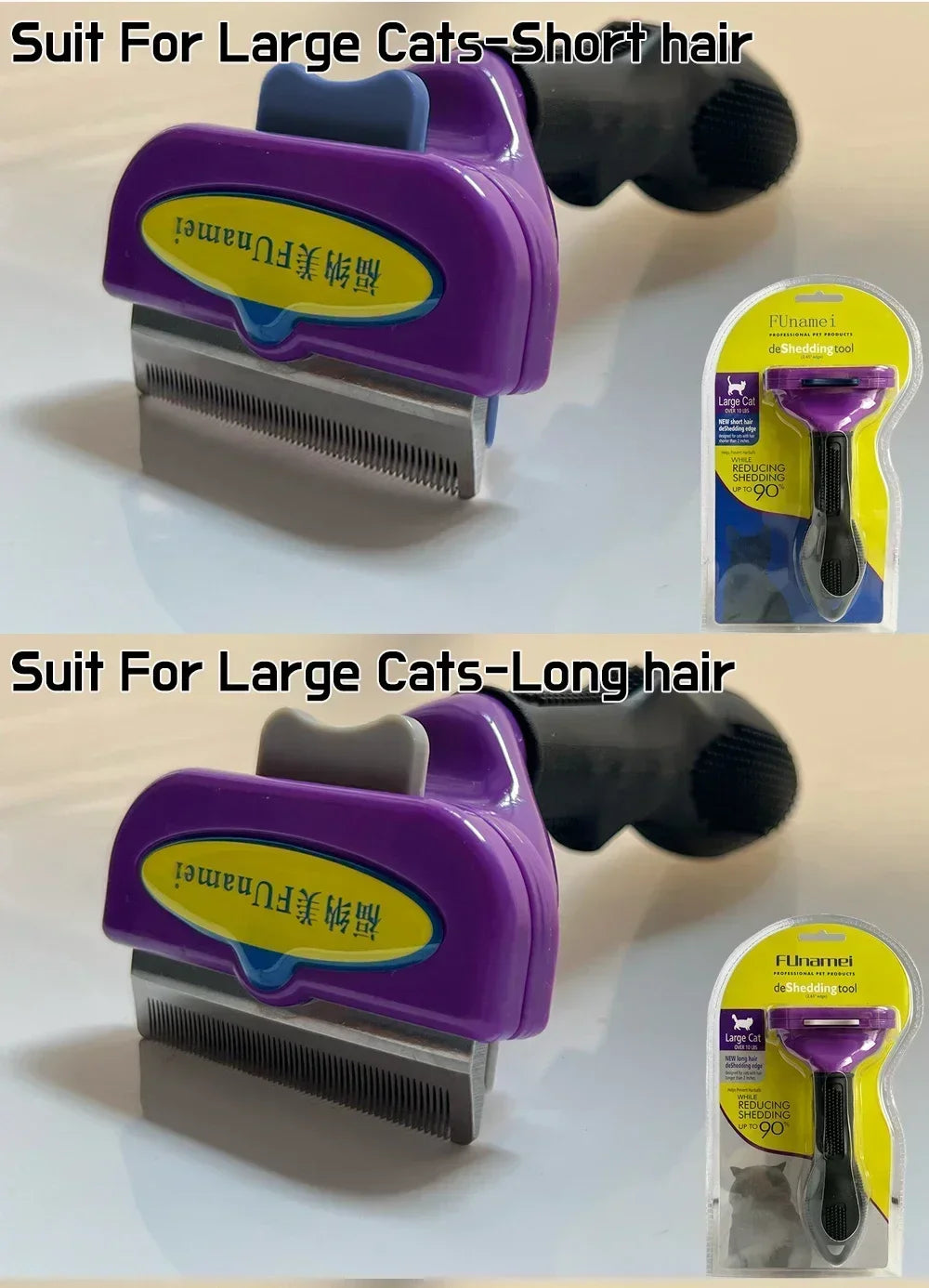 Cat Hair Removal Comb Cat Brush Pet Grooming Brush Dog Comb Cat Hair Massage Comb Cat Hair Remover Cleaning Grooming Cat Combs