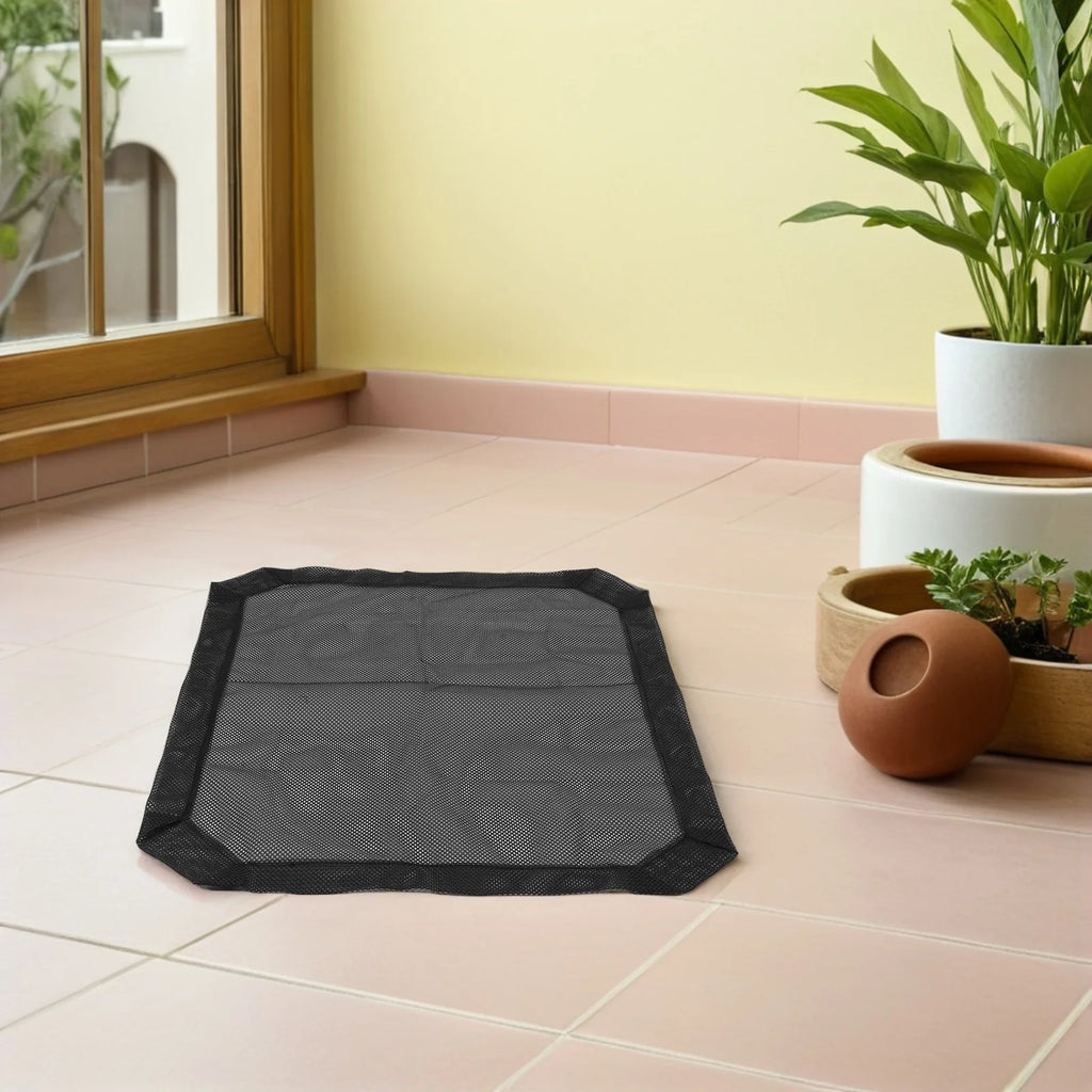 Pet Mesh Bed Cover 108X72Cm Detachable Washable Elevated Dog Cat Hammock All-Season Outdoor Indoor Replacement Cover