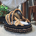 【 Top Stream Cute Pet Artifact 】 Dreamy Pet Home Dark Series Pet Cradle Bed Detachable and Washable Custom Cat and Dog Marzis