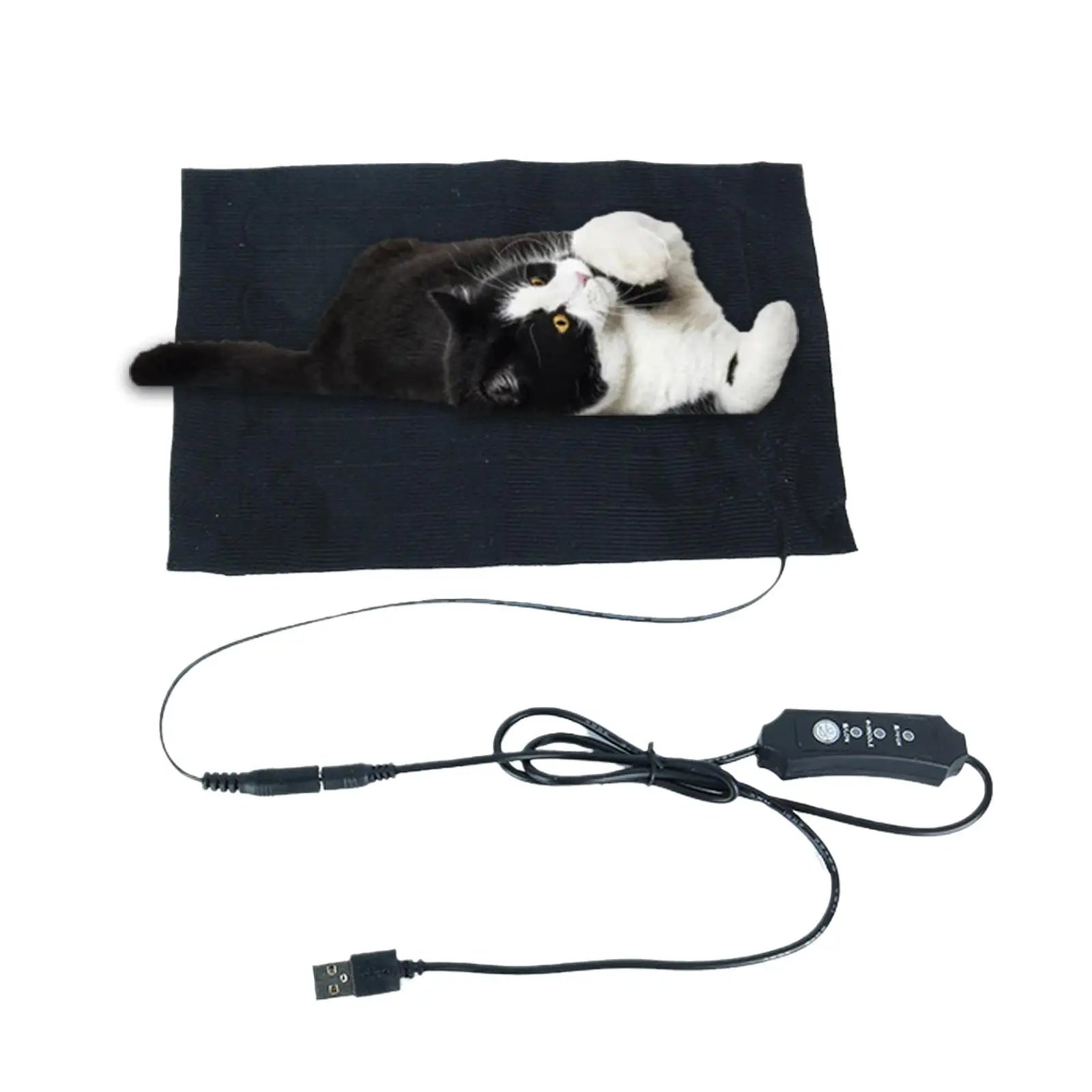 USB Heating Pad Warm Folding Heated Sheet Waterproof Dog Car Seat Mat Cushion Pet Reptile Winter Pet Warmer Electric Heating Pad