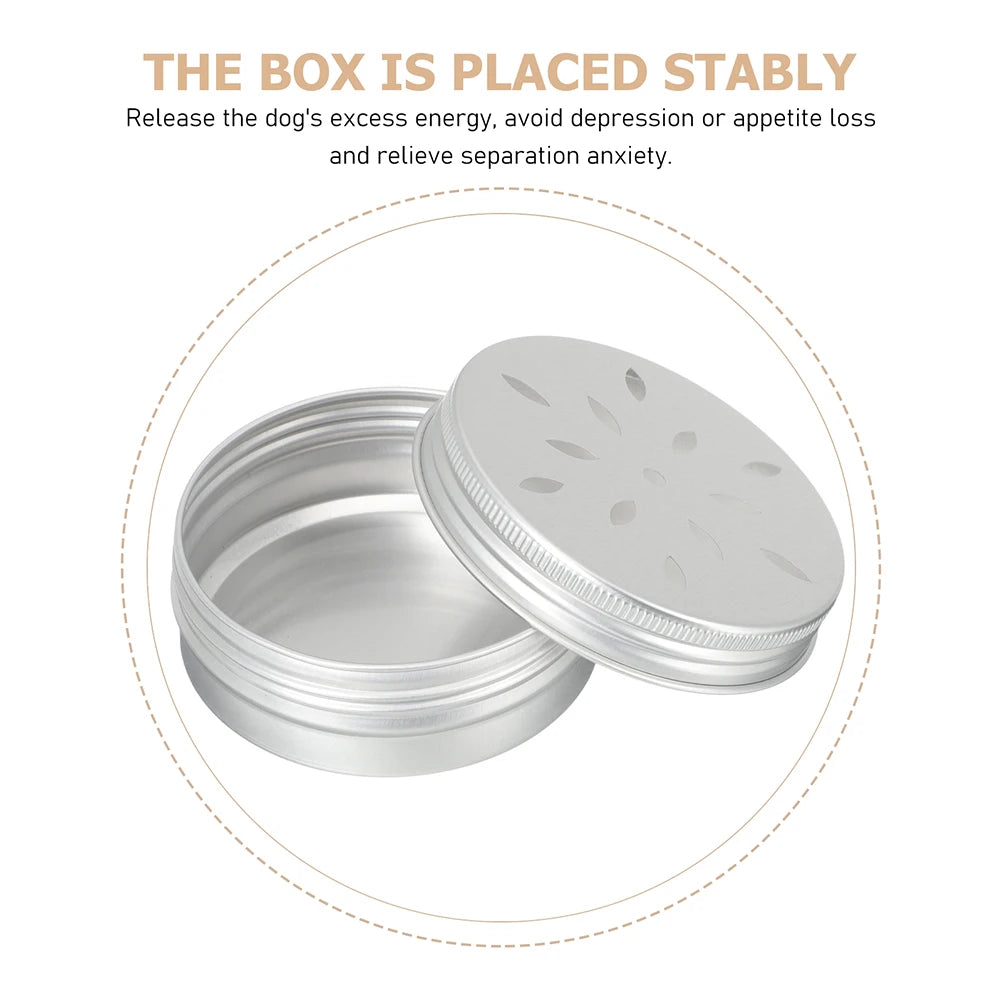 12 Pcs Boxes Scent Training Containers Odor Case Nose Holder Tool Snuffle Case For Metal Tins Lids Pet Products Dog Supplies