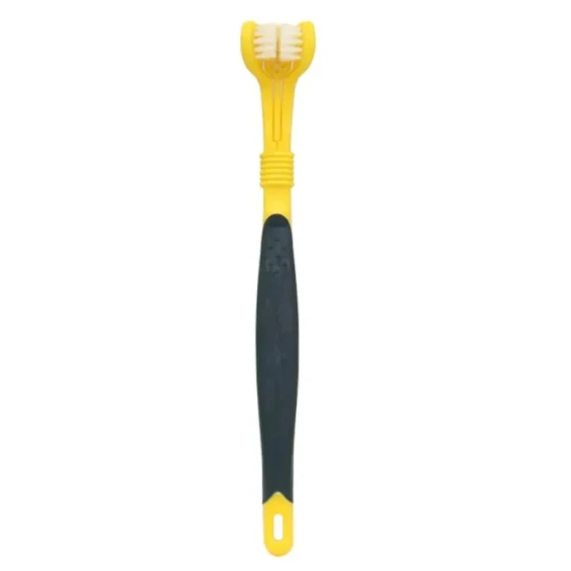 3-Sided Pet Toothbrush Dog Plastic Toothbrush Removing  Tartar Cleaning Mouth Pet  Care Cat Cleaning Mouth