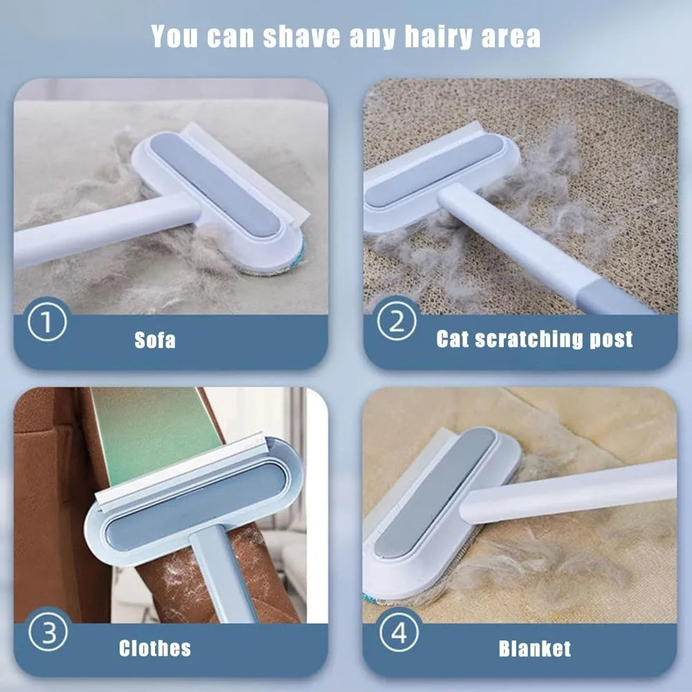 Multi-function Lint Cleaner Pet Cat Hair Remover Brush Manual Lint Cat Dog Hair Cleaning Tools Pet Supplies Household Washable