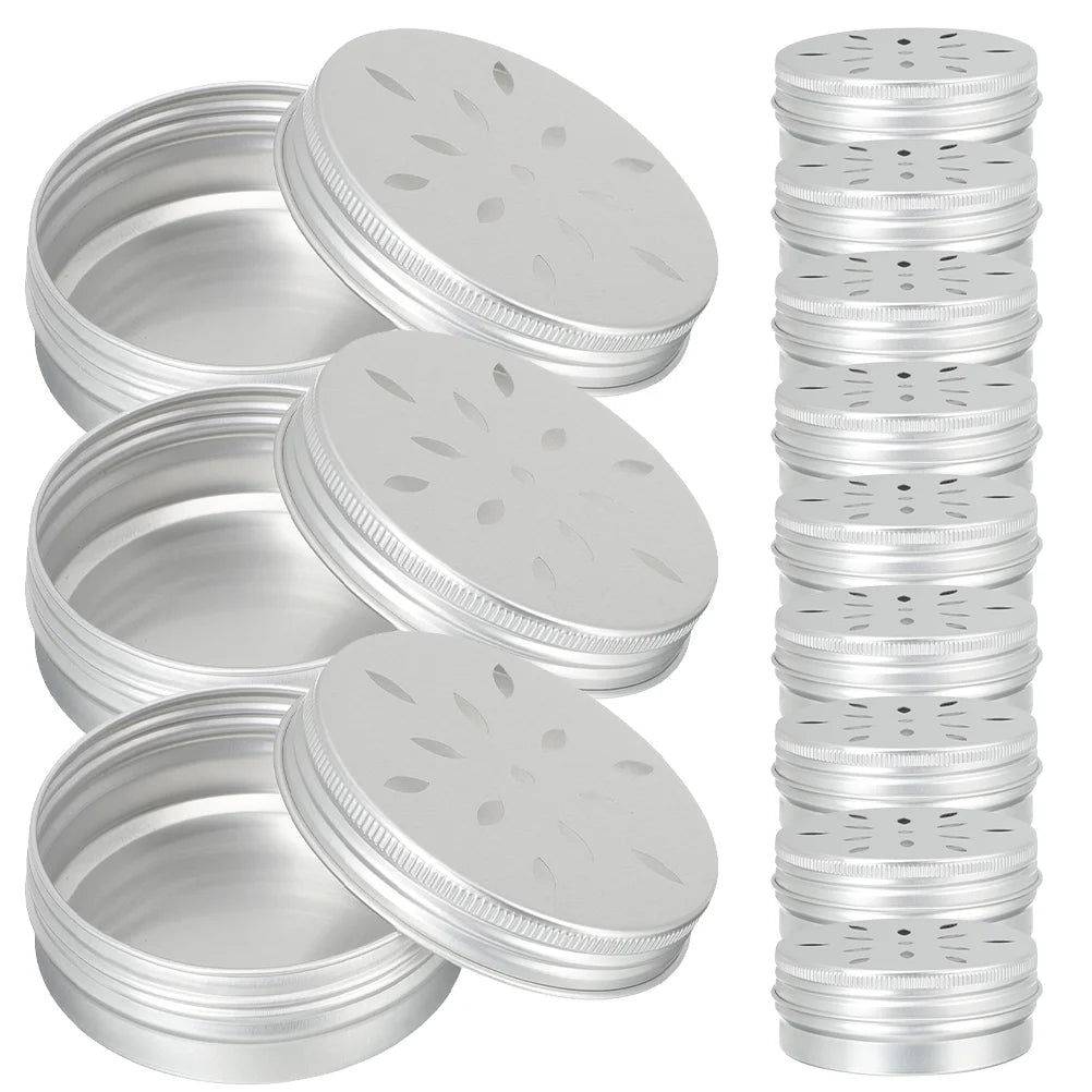 12 Pcs Boxes Scent Training Containers Odor Case Nose Holder Tool Snuffle Case For Metal Tins Lids Pet Products Dog Supplies