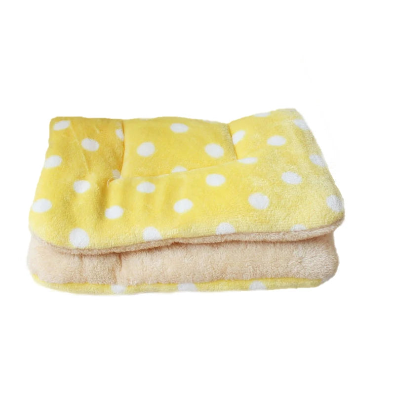 Dog Bed Thickened Dog Mat Pet Cat Soft Fleece Pad Blanket Bed Mat Cushion Home Washable Rug Keep Warm Pet Supplies cama perro