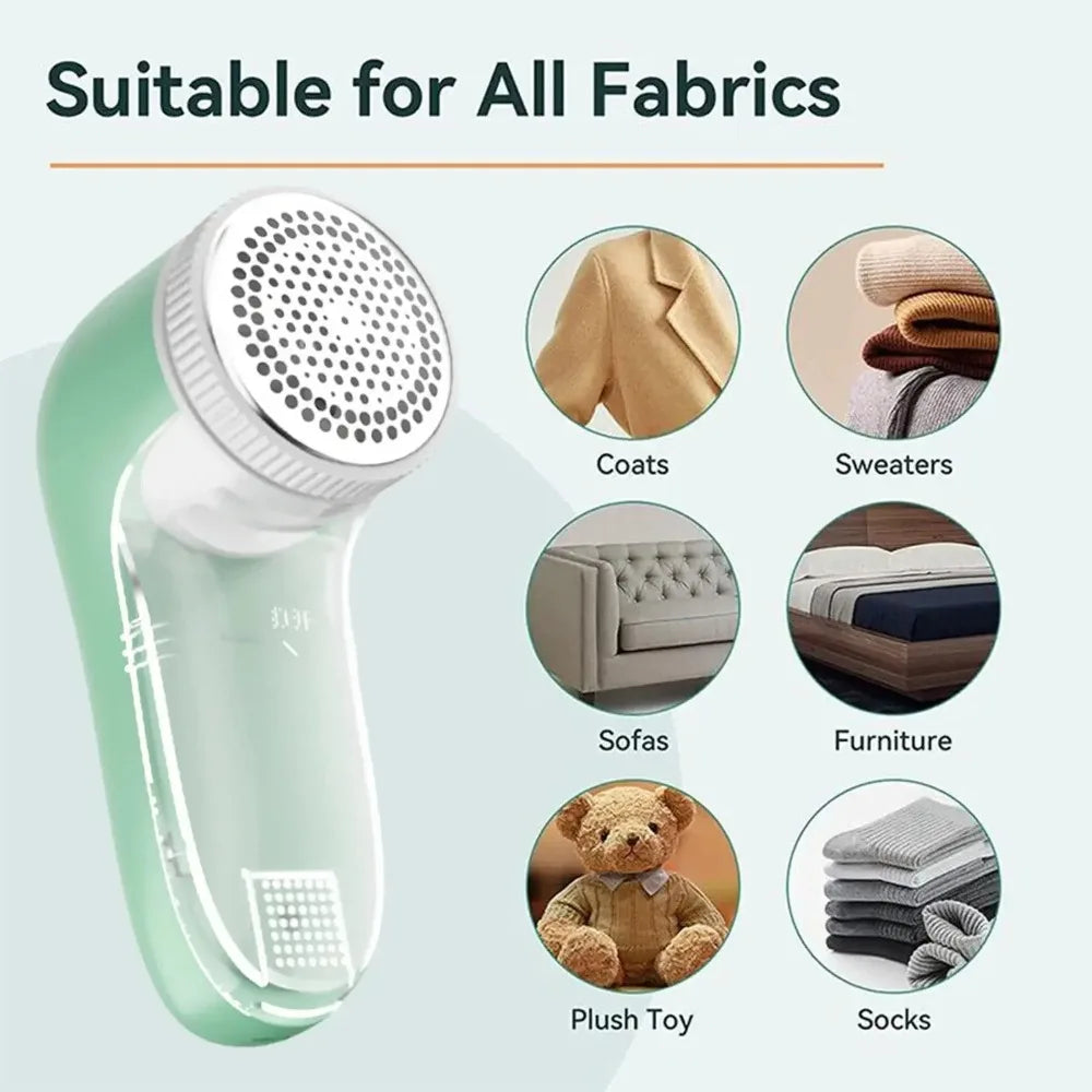 Electric Fabric Shaver Household Clothing Lint Remover Pet Hair Remover Electric Tool Efficiently Removes Lint & Cat Fur