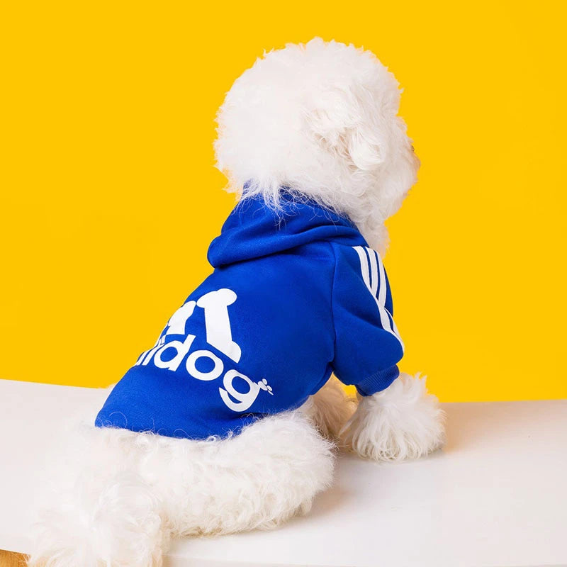 Dogs Cats Soft Hoodie Sweatshirt with Letters Autumn Winter Pet Warm Coat for Medium Large Dogs Comfortable Dogs Clothes Fashion