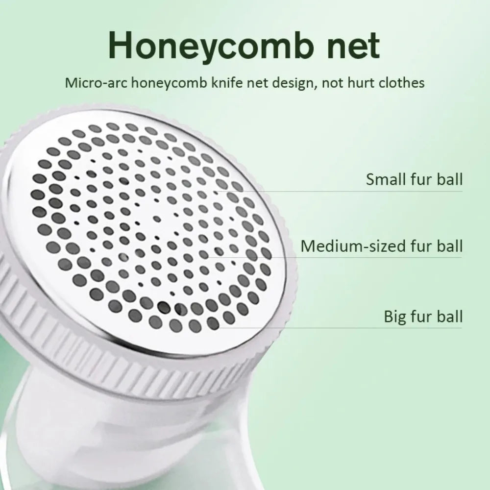 Electric Fabric Shaver Household Clothing Lint Remover Pet Hair Remover Electric Tool Efficiently Removes Lint & Cat Fur