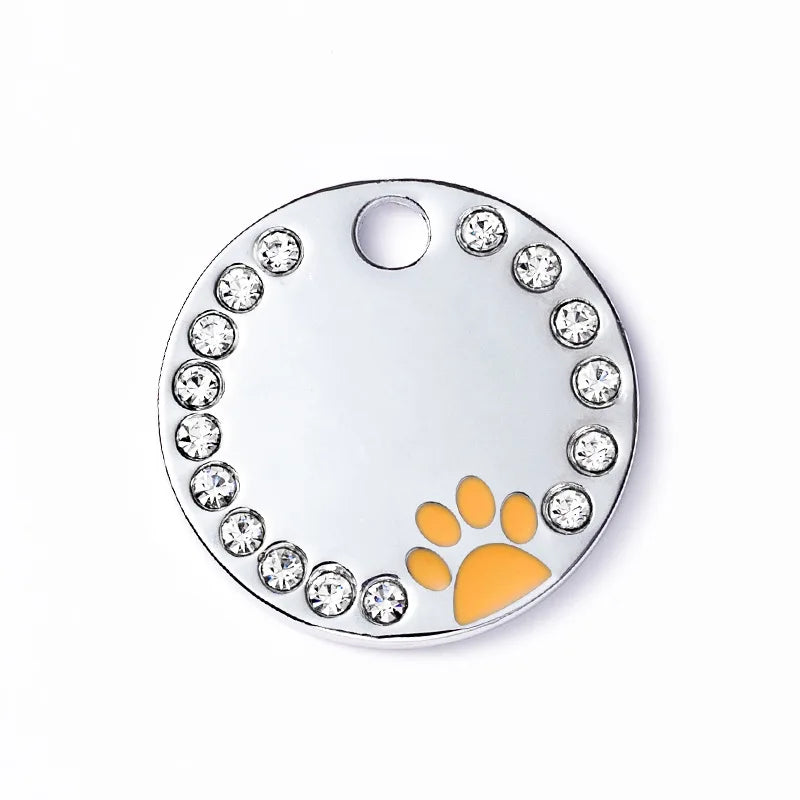 Dog Tag Personalized Pet Puppy Cat ID Tag Engraved Custom Dog Collar Accessories Customized Address Name Tag for Dogs Cats