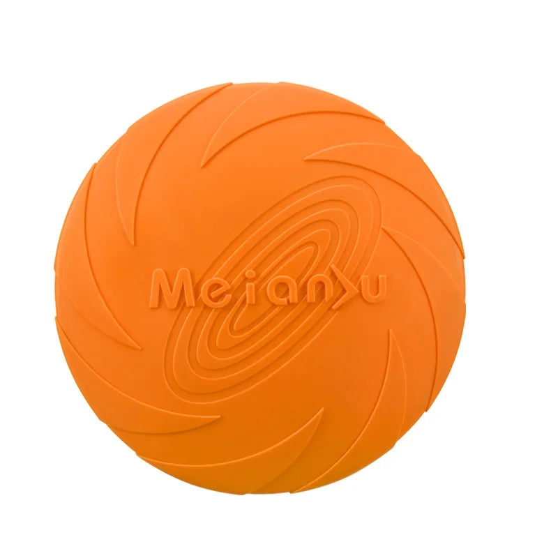 Game pet supplies OUWO dog toy upgrade multifunctional colorful frisbee fun pet dog silicone frisbee
