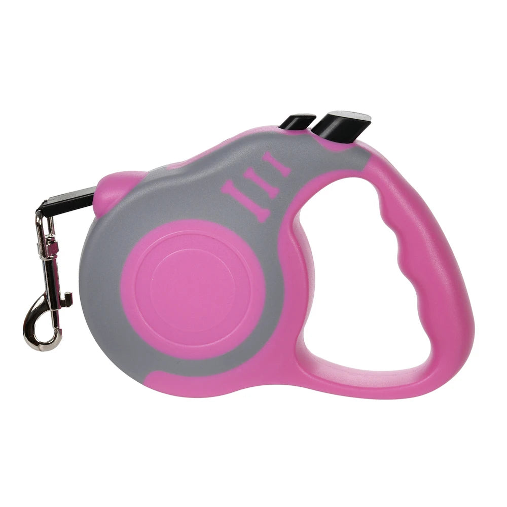 Automatic Dog Leash 3M 5M Retractable Extendable Rope for Small Dogs Accessories Outdoor Walking Hiking Puppy Cat Traction Belt