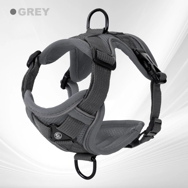 New No Pull Dog Harness and Leash Set Adjustable Pet Harness Vest for Small Dogs Cats Reflective Dog Chest Strap Lead Walking