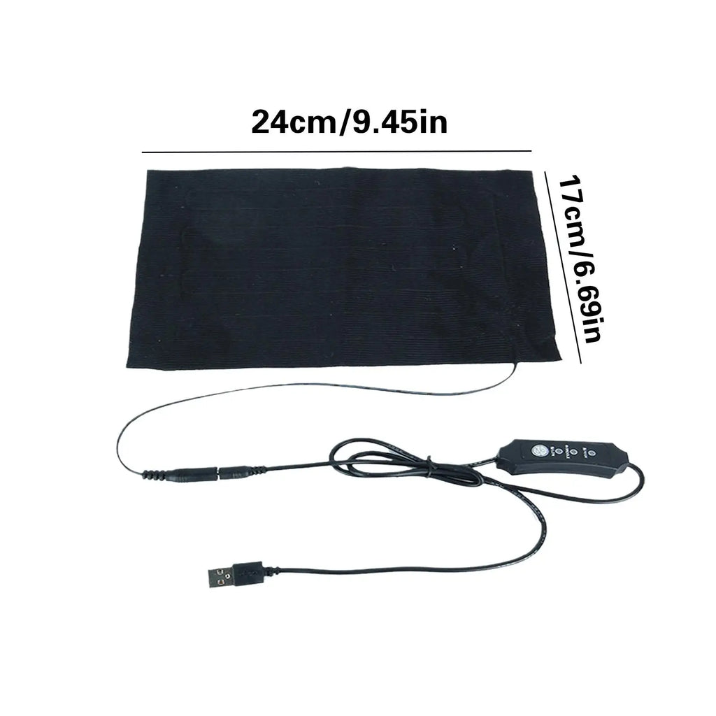 USB Heating Pad Warm Folding Heated Sheet Waterproof Dog Car Seat Mat Cushion Pet Reptile Winter Pet Warmer Electric Heating Pad