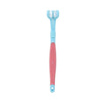 Three Sided Pet Toothbrush Three-Head Multi-angle Toothbrush Cleaning Dog Cat Brushes Bad Breath Teeth Care ToolS